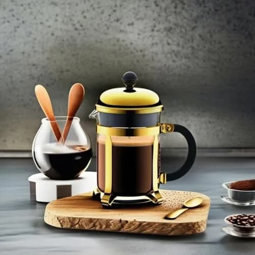 Bodum Chambord French Press Coffee Maker 473ml (17 oz) | Classic Gold Finish thumbnail 5