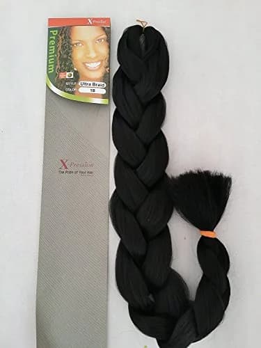 x-pression Premium Ultra Braid 82in | Soft Tangle-Free Synthetic Hair for Braids thumbnail 1