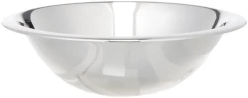 EXCELSTEEL 1-Quart Wide Rimmed Stainless Steel Mixing Bowl | Durable, Easy-Clean Kitchen Essential thumbnail 1