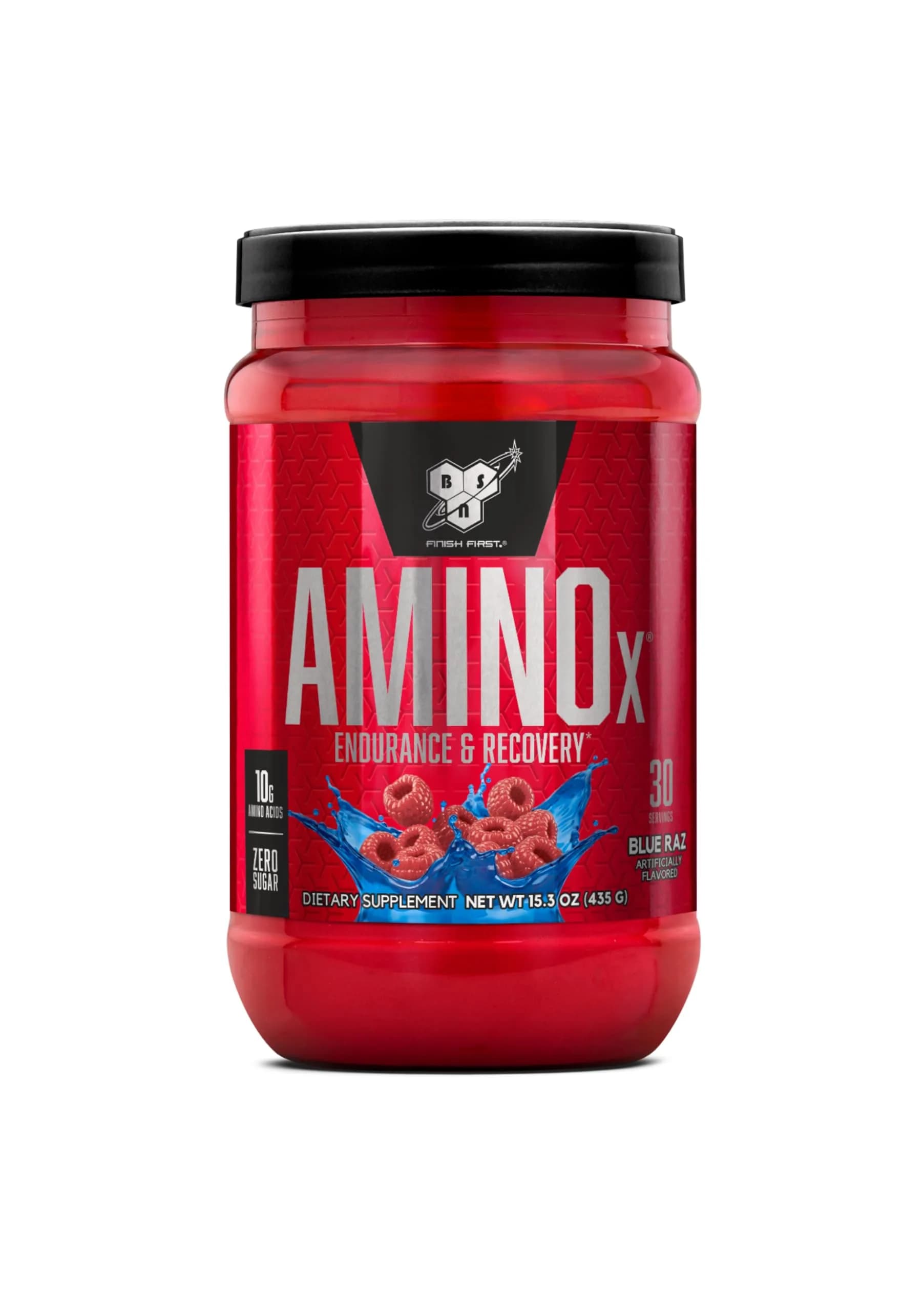 BSN Amino X BCAAs Recovery Powder Fruit Punch 435 g (15.3 oz) | Supports Muscle Recovery & Endurance — 30 Servings