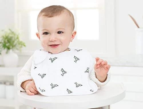 aden + anais Snap Bib 3 Pack 25cm x 32.5cm | Soft Cotton Muslin for Baby & Toddler thumbnail 3