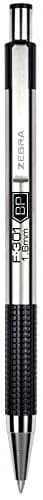 Zebra Pen STEEL F-301 Retractable Ballpoint Pen, Black Ink, 1.6mm (Bold Point), 1-Pack | Smooth Ink Flow for Office & School thumbnail 2