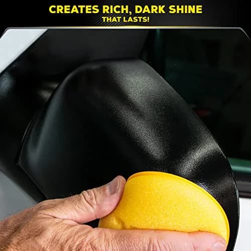 Meguiar's Ultimate Black Plastic Restorer 12 Oz | Deep Color & Shine, UV Protection for Car Exterior Plastic thumbnail 6
