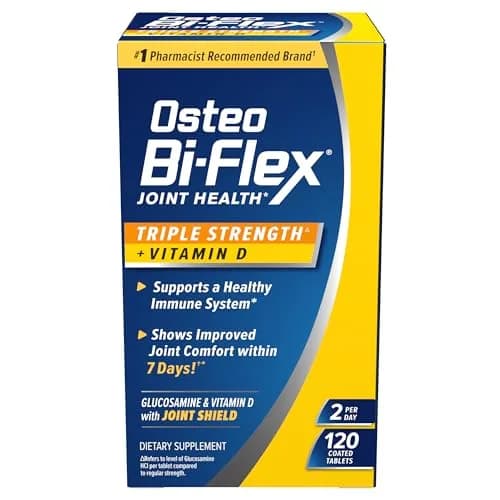 Osteo Bi-Flex Triple Strength Glucosamine Chondroitin Supplement, 120 Ct | Supports Joint Comfort & Mobility thumbnail 1
