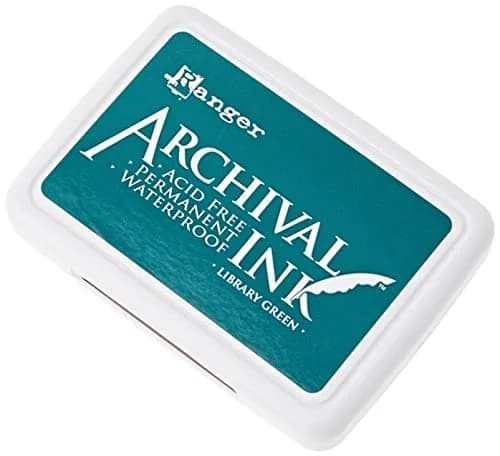Ranger Archival Inkpad Library Green | Fade & Water Resistant, Acid-Free thumbnail 1