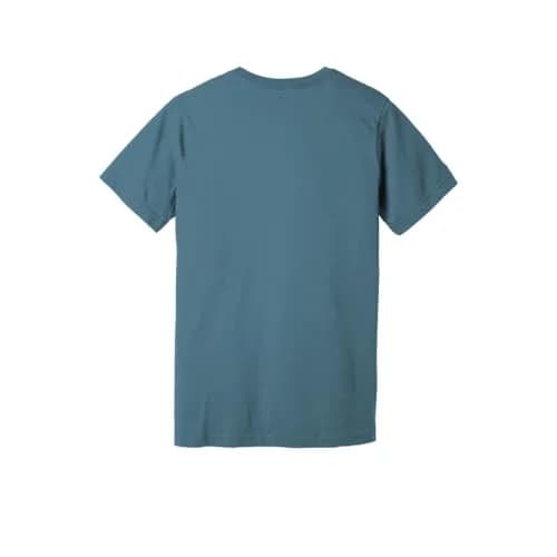 BELLA+CANVAS Unisex Jersey Short-Sleeve T-Shirt Steel Blue XL | Breathable Cotton for Indian Climate thumbnail 3