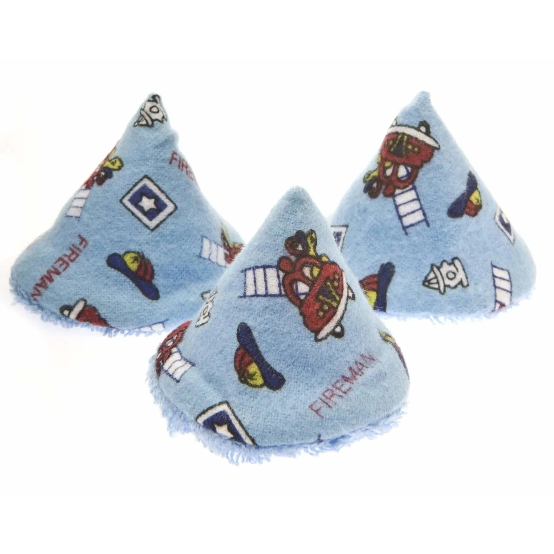 Beba Bean Pee Pee Teepee for Baby Boy - 5 Pack Wiener Dog Pattern | Reusable Cotton Diaper Changing Shields — Firedog