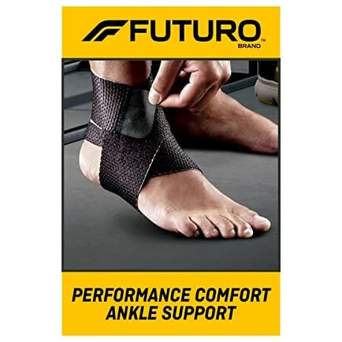 Futuro Performance Comfort Ankle Support, Adjustable Black | Moderate Support & Breathable Materials thumbnail 2