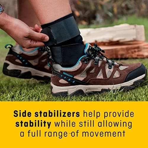 Futuro Sport Deluxe Black Ankle Stabilizer with Hook and Loop Strap, 0.11 kg (0.227 lb) | Professional Healthcare thumbnail 4