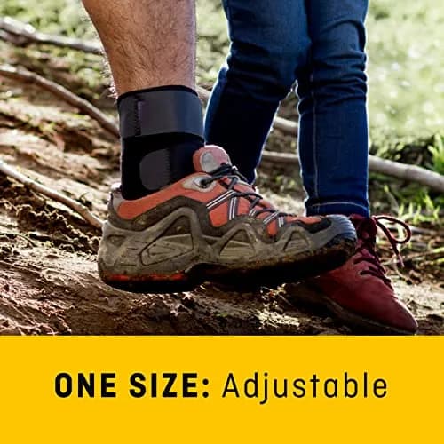 Futuro Sport Deluxe Black Ankle Stabilizer with Hook and Loop Strap, 0.11 kg (0.227 lb) | Professional Healthcare thumbnail 6