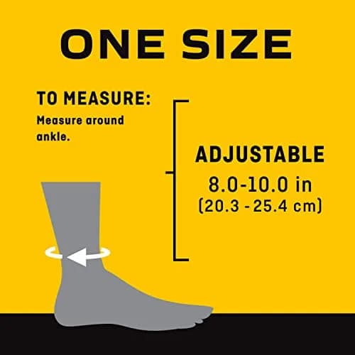 Futuro Sport Deluxe Black Ankle Stabilizer with Hook and Loop Strap, 0.11 kg (0.227 lb) | Professional Healthcare thumbnail 8