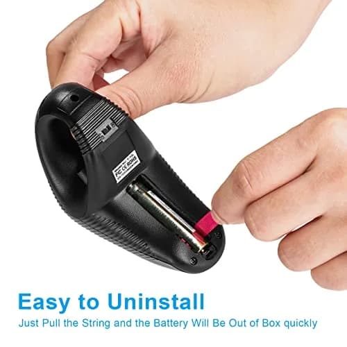 welspo Wireless USB Finger Trackball Mouse with Green Ball | Ambidextrous Laser Sensor thumbnail 4