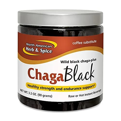 NORTH AMERICAN HERB & SPICE ChagaBlack Tea 3.2 oz | Adaptogen, Endurance & Stamina Support thumbnail 1