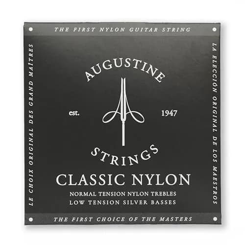 Augustine Strings Classic Black Low Tension Classical Guitar Strings | Nylon, 1 Set thumbnail 1
