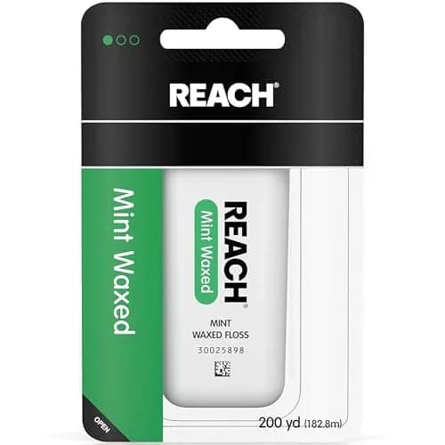 Reach Waxed Mint Dental Floss 600 Foot (182.88 m) | Pack of 5 thumbnail 1