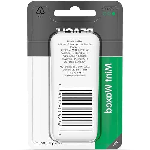 Reach Waxed Mint Dental Floss 600 Foot (182.88 m) | Pack of 5 thumbnail 9