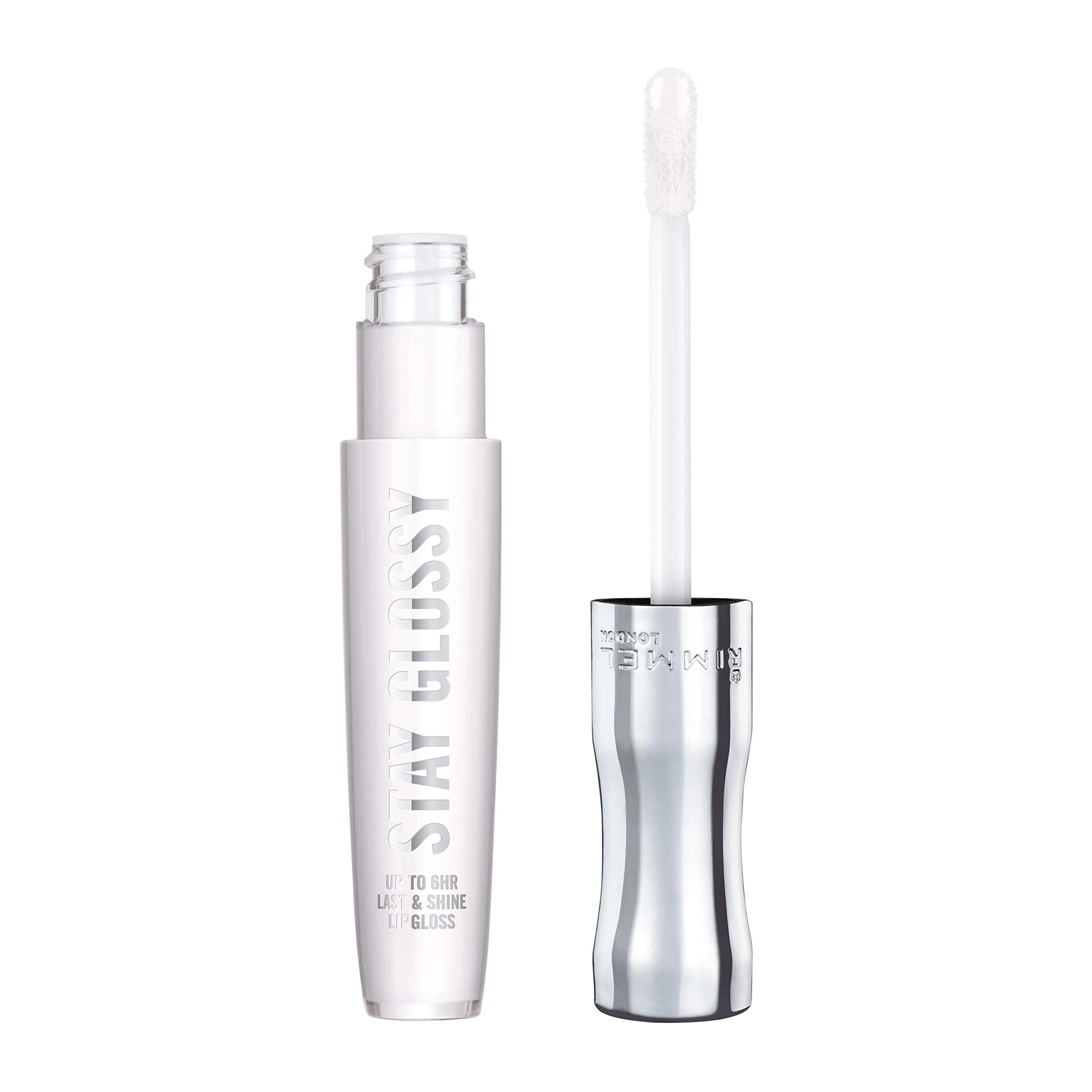Rimmel Stay Glossy Lip Gloss All Day Seduction 5ml (0.18 Fl Oz) | High-Glossy Finish for Vibrant Lip Color — Cranberry / 0.18 Ounce