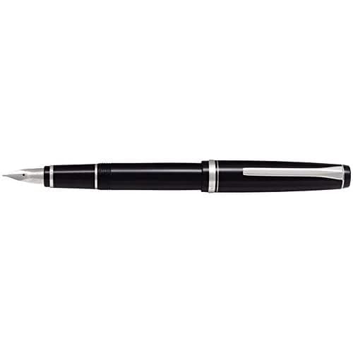 PILOT ELABO Resin Body Fountain Pen Black Soft Extra Fine Nib | Japanese Calligraphy & Creative Writing thumbnail 1