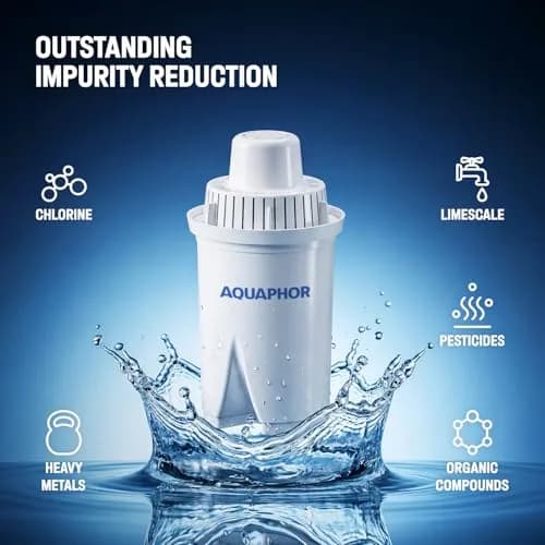 AQUAPHOR B15 Water Filter Replacement 3 Pack | Fast Flow, BPA-Free, Lasts 2 Months, Reduces Chlorine & Heavy Metals thumbnail 2