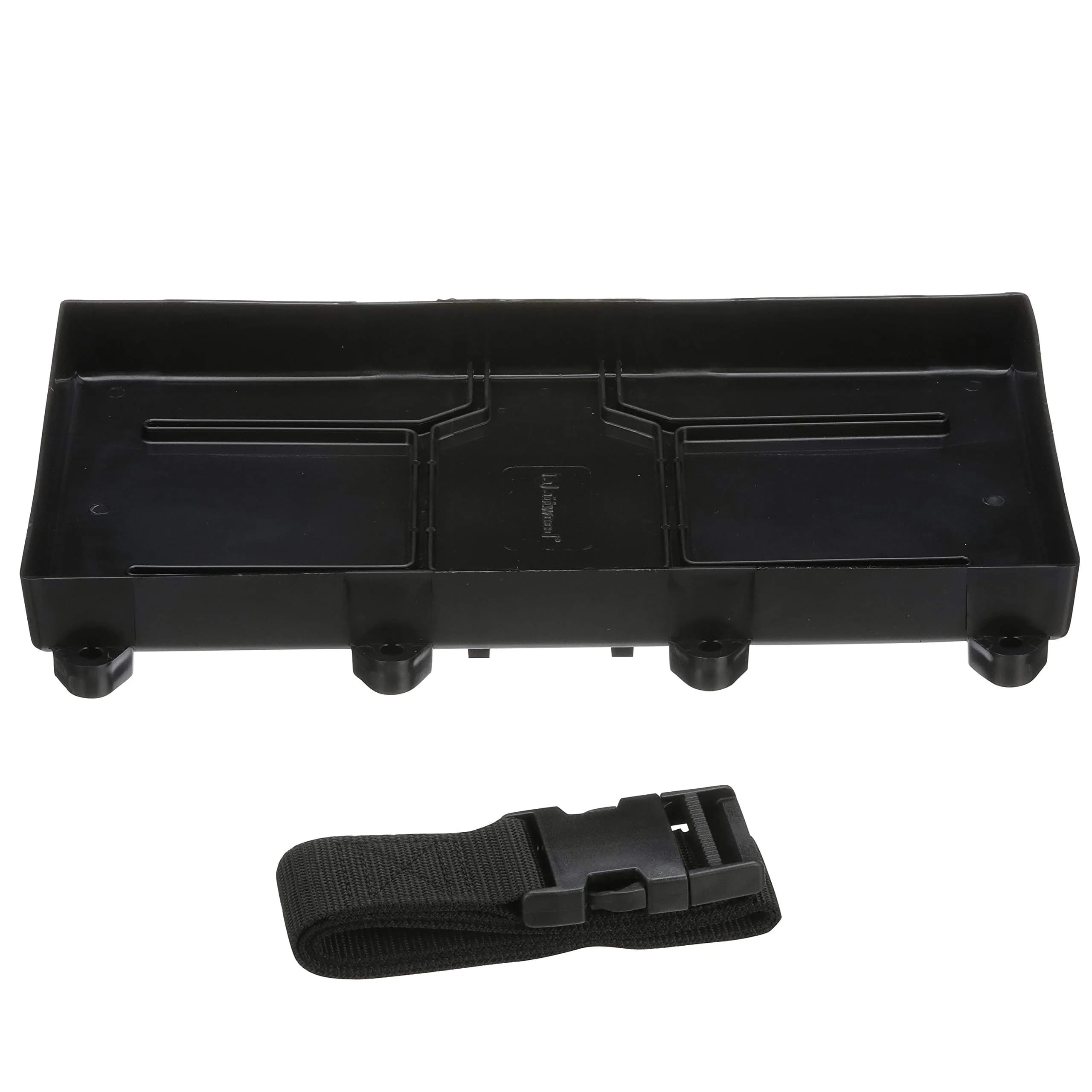 Attwood 9099-5 Battery Tray With Strap | Fits 29/31 Series Batteries, 12 7/8-Inches L x 7-Inches W, For Up to 10 1/2 Inches Tall — Unspecified