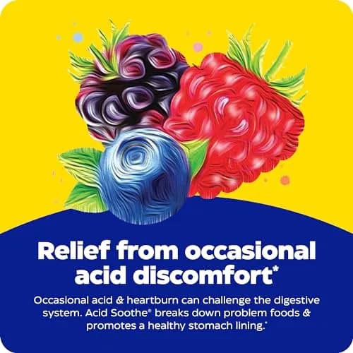 Enzymedica Acid Soothe Chewable Supplement for Women & Men - 30 Tablets | Supports Digestive Comfort & Heartburn Relief thumbnail 7