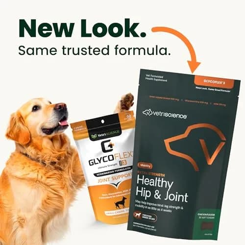 VetriScience Extra Strength Healthy Hip & Joint Chews for Small Dogs | 60 Count thumbnail 2