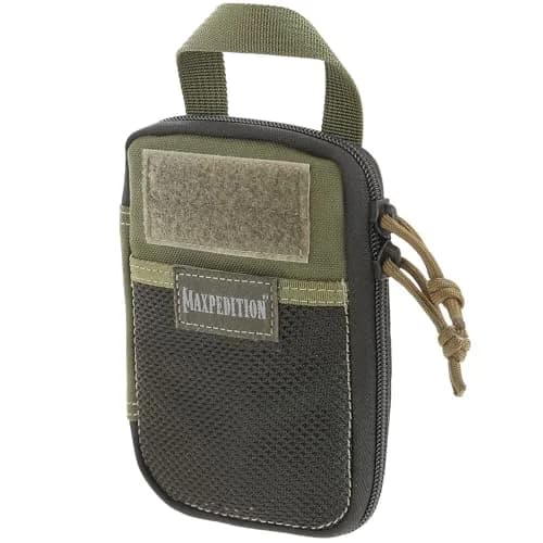 Maxpedition Mini Pocket Organizer OD Green | Tactical EDC Pouch for Cargo Pocket & MOLLE Gear thumbnail 1