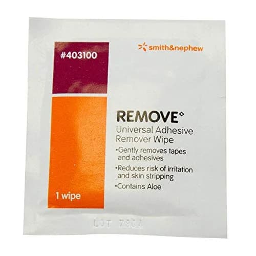 Smith & Nephew Adhesive Remover Wipes 50 Count (1.42 kg / 4.9 oz) | Gentle Skin Cleaning for All Skin Types thumbnail 1