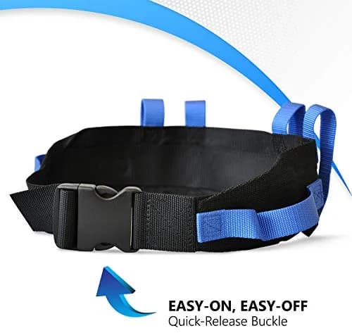 NYOrtho Gait Belt with 6 Handles & Easy Buckle - 275lb Capacity, 28-55" Waist | Patient Transfer & Ambulation Aid thumbnail 5