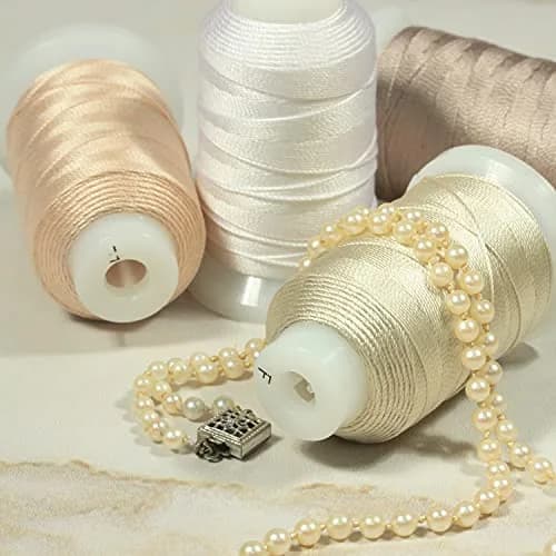 The Beadsmith Pure Silk Cord – Black, Size 00 | Luxurious 0.127mm 695 Yards for Jewelry & Crafts thumbnail 4