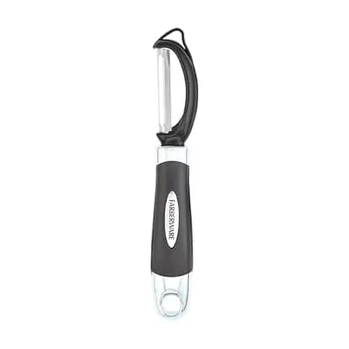 Farberware Pro2 Euro Vegetable Peeler with Swivel Blade & Bud Remover, 20cm (7.87in) | Razor-Sharp Stainless Steel thumbnail 1
