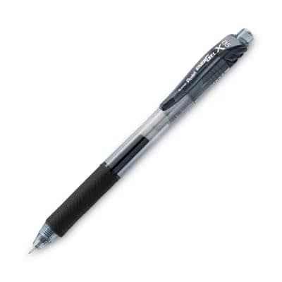 Pentel EnerGel-X Retractable Liquid Gel Pen 0.5mm Needle Tip Black Ink, Box of 12 (BLN105-A) | Smooth Ink Flow for Students & Office thumbnail 5