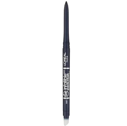 L'Oreal Paris Infallible Never Fail Mechanical Eyeliner Pencil, Navy, 0.23g (0.008 oz) | Smudge-Proof Up to 16 Hours thumbnail 1