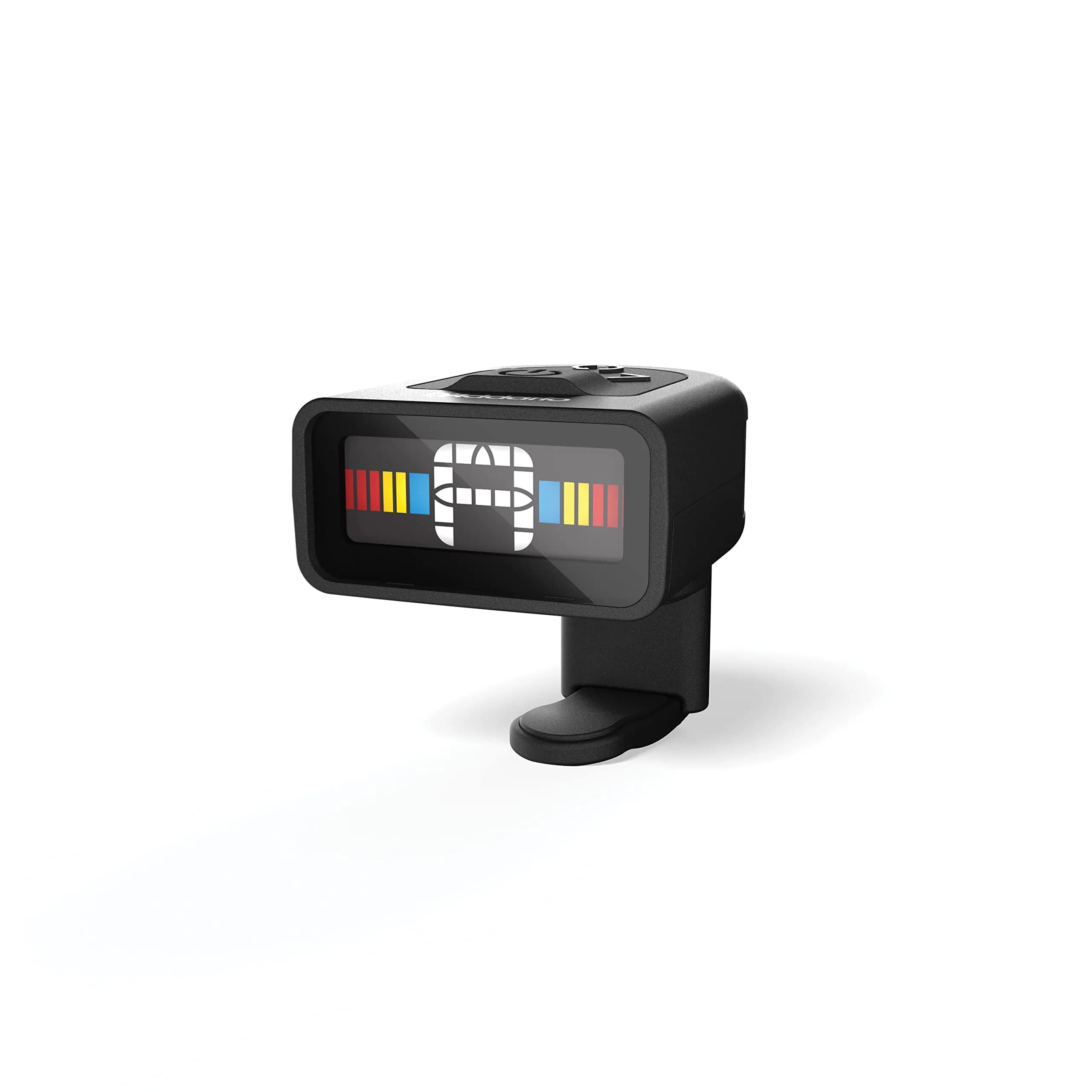 D'Addario Universal Micro Headstock Tuner Black | Accurate Clip-On Tuning for All Instruments — Black