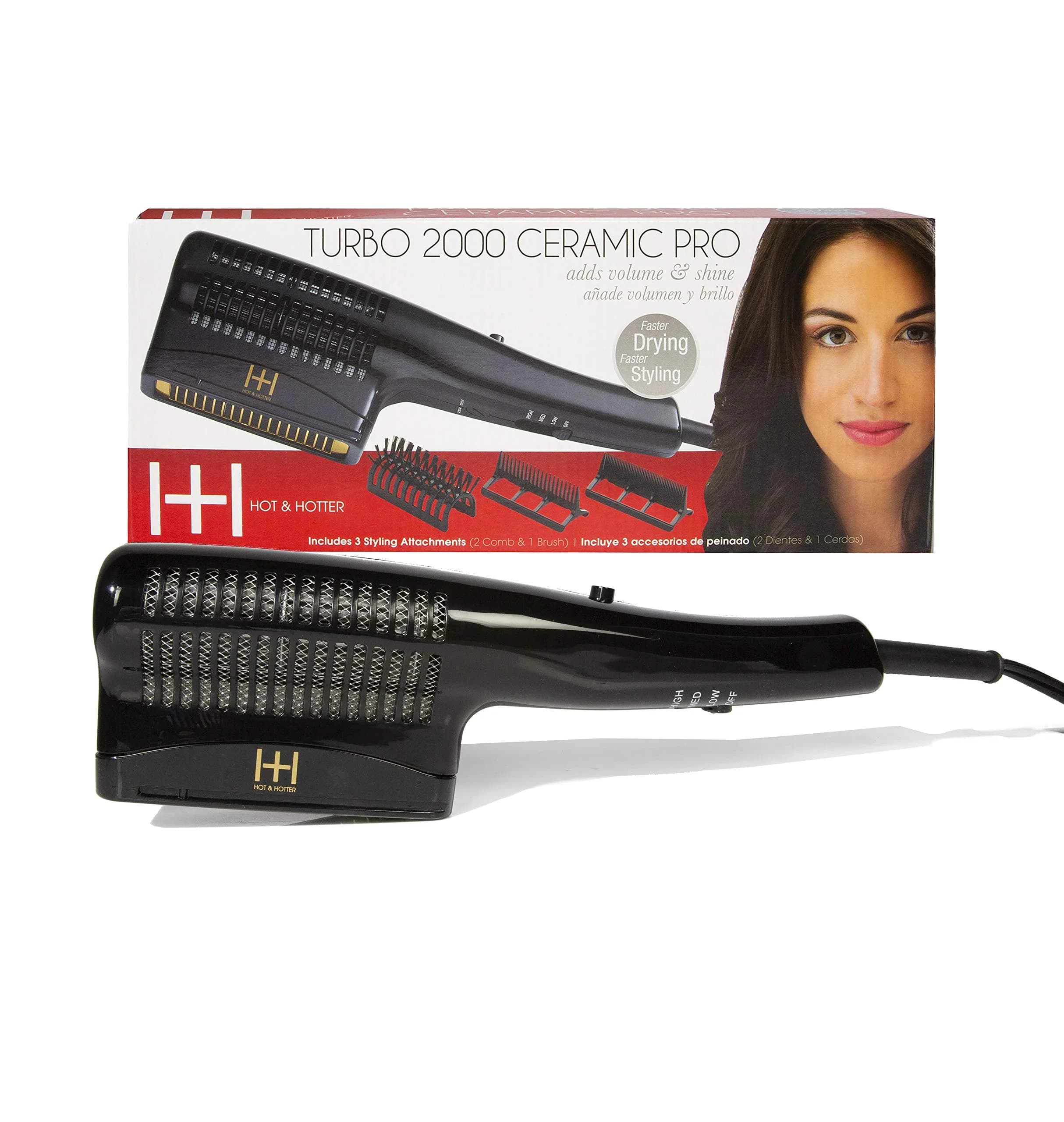 Annie Ceramic Pro Turbo 1875W Hair Styler | Lightweight, 3-Speed, 3-Heat Settings - main product image