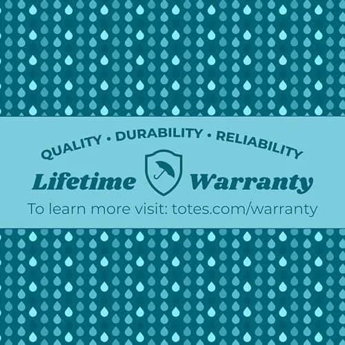 Totes Auto Open Water Repellent Stick Umbrella with Classic Wood J Hook Handle | Elegant, Durable & Rain-Ready thumbnail 7