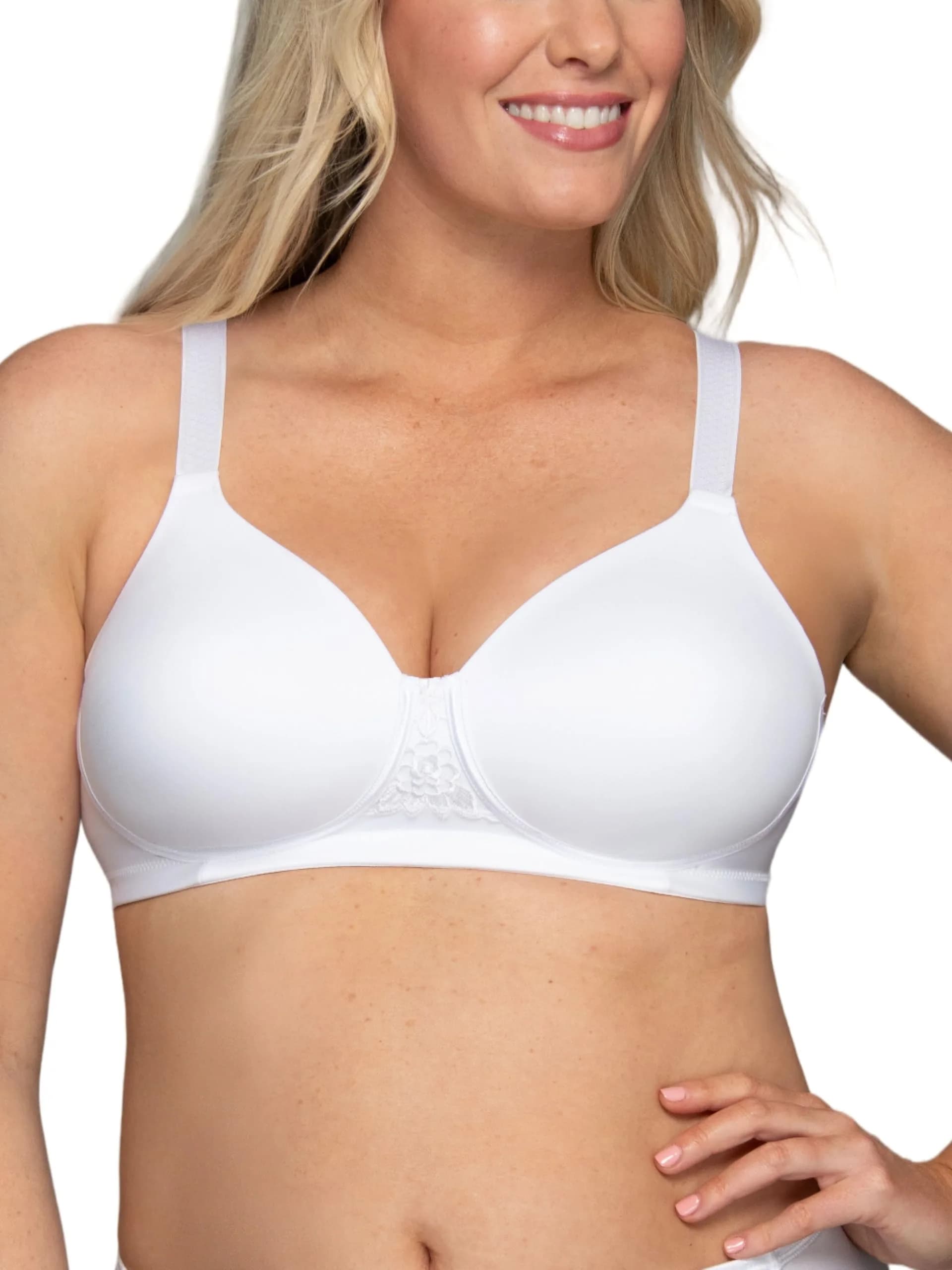 Vanity Fair Full Figure Bra 38D | Back Smoothing, Wirefree, Lightly Lined - main product image