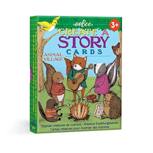 eeBoo Animal Village Create a Story Pre-Literacy Cards 36 Cards | Encourages Imagination for Ages 3+ thumbnail 1