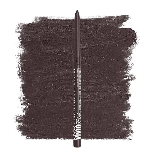NYX PROFESSIONAL MAKEUP Vivid Rich Mechanical Eye Pencil 1 Count | Creamy, Smudge-Proof, Retractable Brown Eyeliner thumbnail 1
