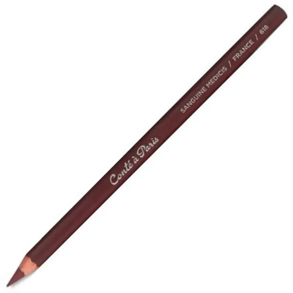 Conté à Paris Drawing Pencil - Sanguine | Thick Lead, Rust Colour, 5mm Lead Diameter — Sanguine Medicis