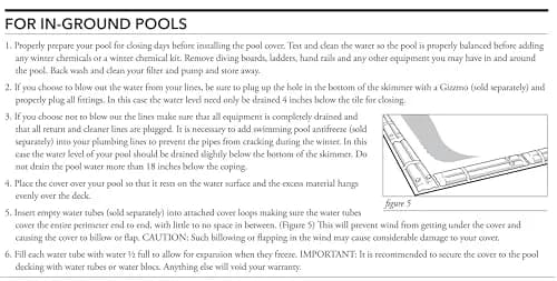 Robelle Heavy Duty Super Winter Pool Cover 55' x 35' (16.76m x 10.67m) | Protects Inground Pools from Winter Elements thumbnail 3