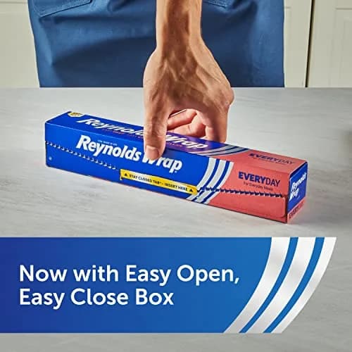 Reynolds Everyday Strength Aluminum Foil Roll, 12 Inch Wide, 30 Sq Ft (360 inches long) | Locks in Flavor for Cooking & Grilling thumbnail 3