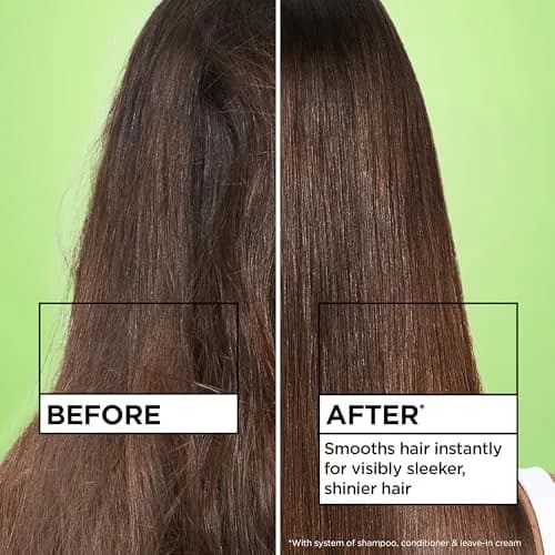 Garnier Fructis Sleek & Shine Leave-In Conditioner Cream 299ml (10.2 Fl Oz) | Controls Frizz for Dry Hair thumbnail 3