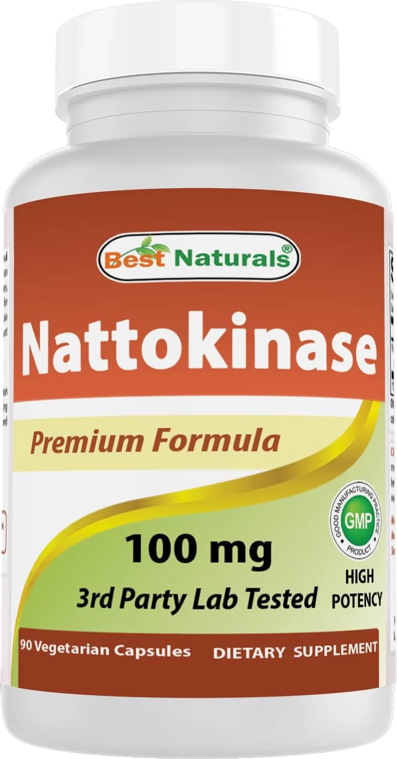 Best Naturals Nattokinase 2000 FU 100 Mg | Circulatory Support Vegetarian Capsules - main product image