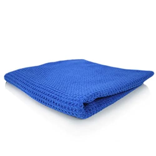 Chemical Guys Waffle Weave Glass & Window Microfiber Towel Blue 24 x 16 Inch | Scratch-Free, Lint-Free Cleaning thumbnail 2
