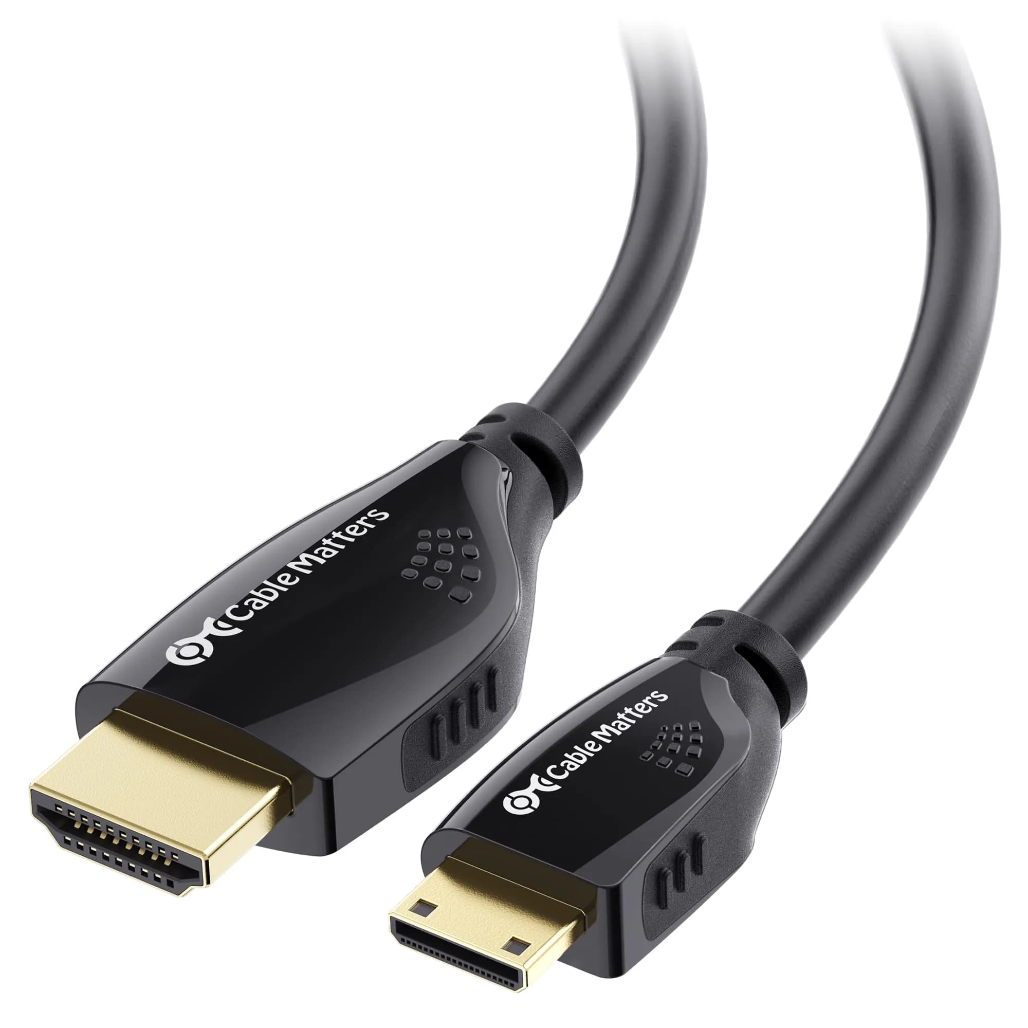 Cable Matters High-Speed Long 4K Mini HDMI to HDMI Cable, 2.5m (8.2ft) | Connects Tablets, DSLRs to TVs — 10 ft