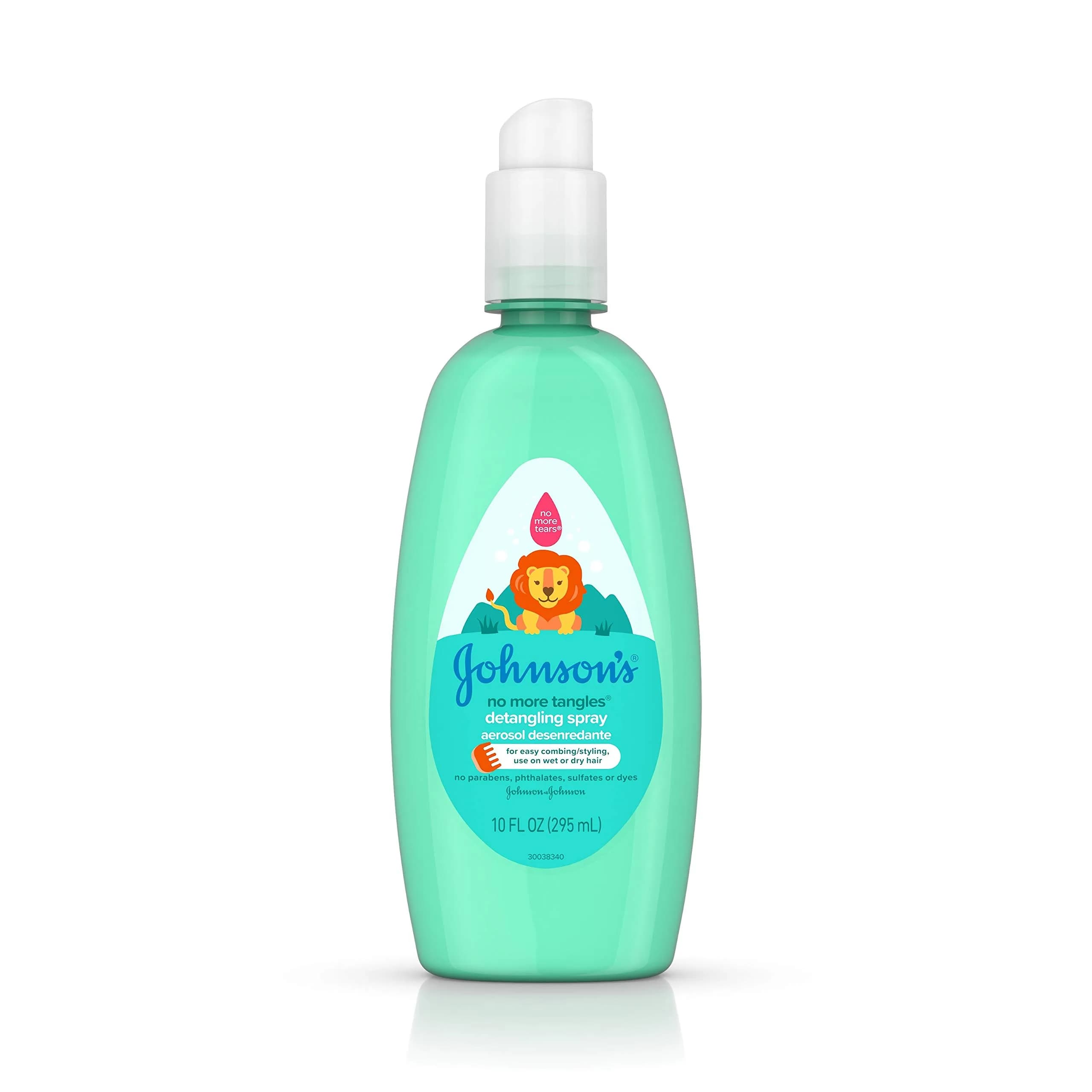 Johnson's No More Tangles Detangling Spray for Kids 296ml (10 fl. oz) | Hypoallergenic & Paraben-Free Formula - main product image