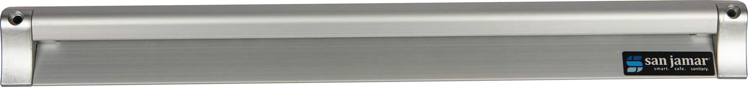 San Jamar Order Ticket Holder for Restaurant – 18" Anodized Aluminum Metal Receipt Holder with Grip Track – Durable Wall Mount Check Rack for Kitchen, Restaurant and Service Counters - main product image