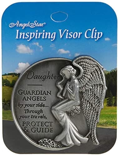AngelStar Guardian Angels Metal Visor Clip 2.54 cm (1 Inch) | Protect & Guide thumbnail 1