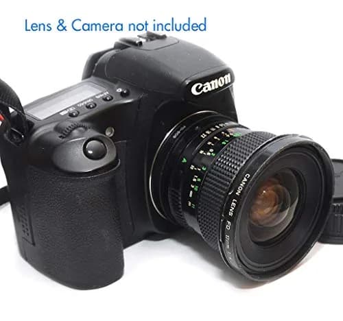 Fotasy FD Lens to Canon EF/EF-S Mount Adapter with Glass Element | Manual Focus Infinity Focus thumbnail 3
